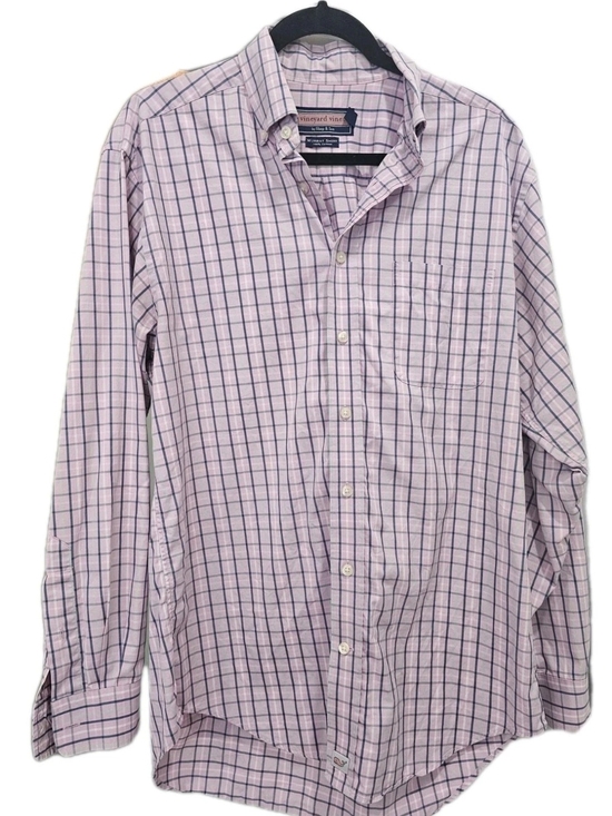 Vineyard Vines Other - Vineyard Vines Pink Plaid Button-Down Shirt - Men's